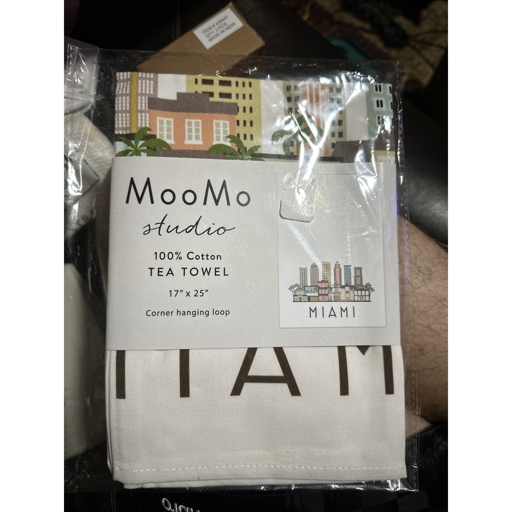 Moomo Studio Miami State 100% Cotton Tea Towel